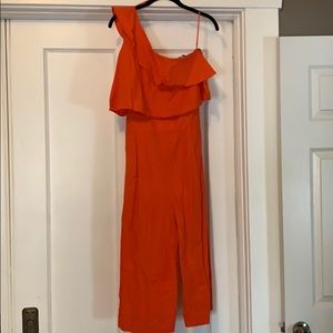 Zara Orange Jumpsuit